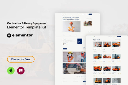 Goso – Contractor & Heavy Equipment Elementor Template Kit
