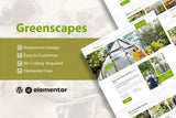 GreenScapes – Garden & Landscape Service Elementor Template Kit