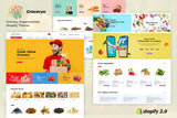 Groceryo - Grocery, Supermarket Shopify Theme Retail, Supermarket Shopify Store Design. Departmental Stores, Big Brand Companies Shop Website, 2.0