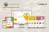 Groceteria - Supermarket Shopify Theme Organic shop,Groceries,Bazar,Hypermarket,mall,discount bazar,market,beverages,freshcreams,fruit shop