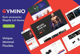Gymino - Gym Accessories & Equipment Shopify Theme Gym and Sports equipments, Fitness eCommerce & Training Products Store, Gym Fitness Shop