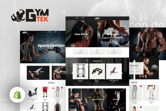 Gymtek - Sports Clothing & Fitness Equipment Sports Clothing & Fitness Equipment Shopify Theme