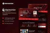 Harmonize – Recording Studio Elementor Template Kit