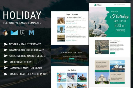 Holiday – Multipurpose Responsive Email Template
