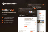 Homelyt – Modern Real Estate & Property Elementor Template Kit