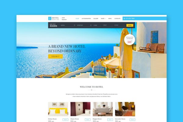 Hotel Booking – HTML Template for Hotels Hotel Booking