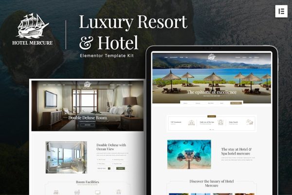 Hotel Mercure – Luxury Resort & Hotel Elementor Template Kit