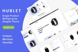 Hublet - The Single product Shopify Theme Drag & Drop Shopify Theme Sections Multipurpose Single product shopify theme Single product