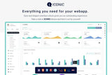 Iconic Admin Dashboard Template HTML, ReactJS, Angular, Laravel Boiler Plate Bootstrap Admin Dashboard Template