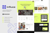 Influce – Marketing Agency & Influencer Elementor Template Kit