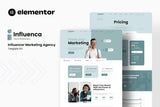 Influenca – Influencer Marketing Agency Elementor Template Kit