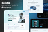 Intelion – Artificial Intelligence Service Elementor Template Kits