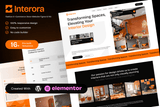 Interora – Interior Design Portfolio Elementor Template Kit