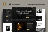 Investigators – Private Detective Elementor Pro Template Kit