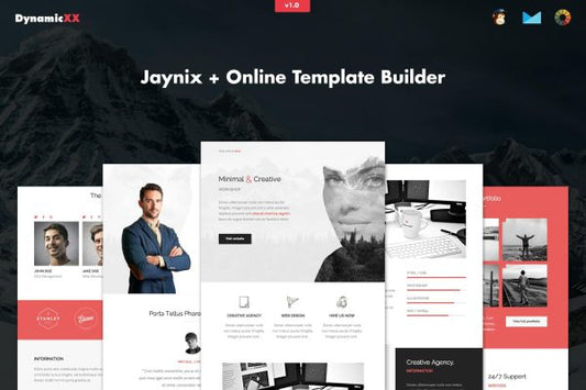 Jaynix – Responsive Corporate Portfolio Email Jaynix – Responsive Corporate Portfolio Email Template + Online Builder. Useable for everyone.