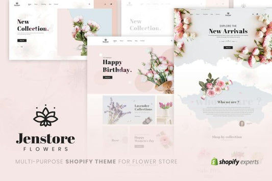 JenStore | Multi-Purpose Shopify Theme for Flower Multi-Purpose Shopify Theme for Flower Store