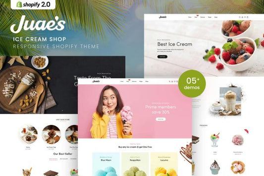 Juaes - Ice Cream Shop Responsive Shopify Theme Ice Cream Shop Responsive Shopify Theme