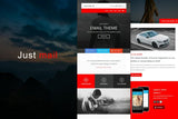 Just mail – Responsive E-mail Template Just mail – Responsive E-mail Template is a Modern and Clean Design email template.