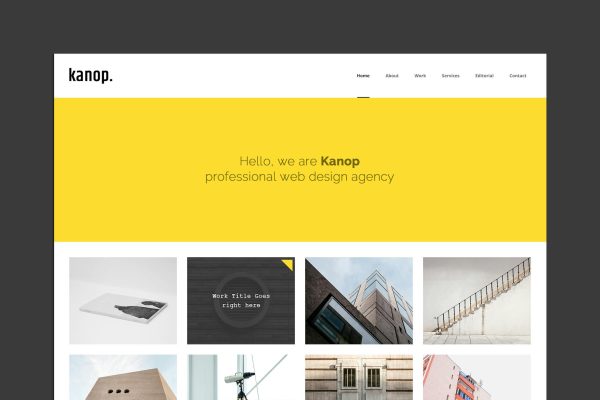 Kanop Photography & Personal Blog HTML Template