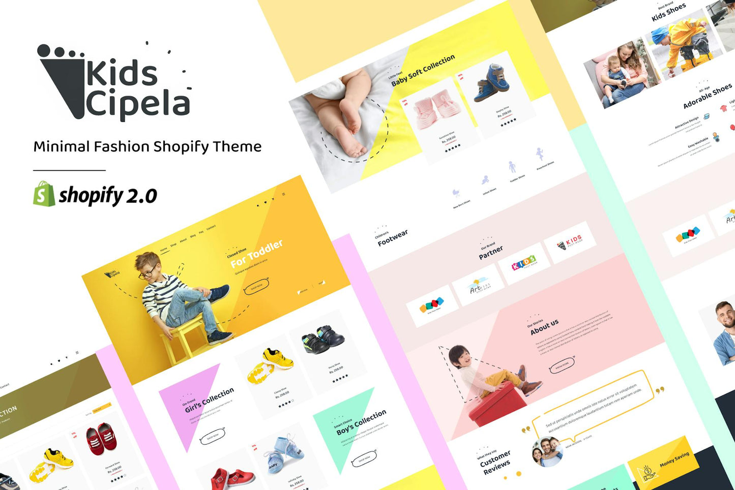 Kids Cipela - Kids Shoe Store Theme Children, Kids Shop Responisve Shopify Theme, Kids Toys & Book Store, Multipurpose Fashion Stores.