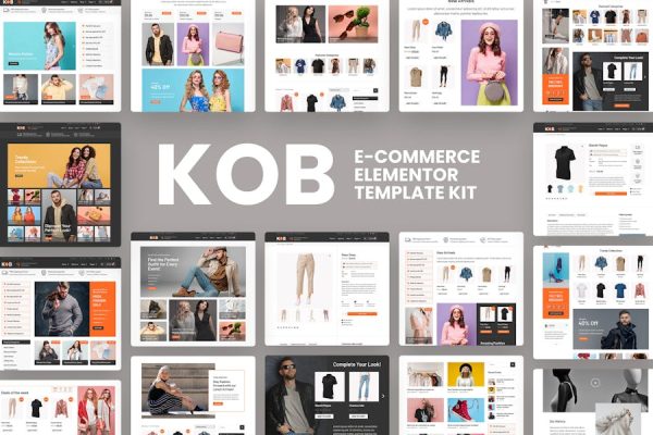 Kob – E-Commerce Elementor Pro Template Kit