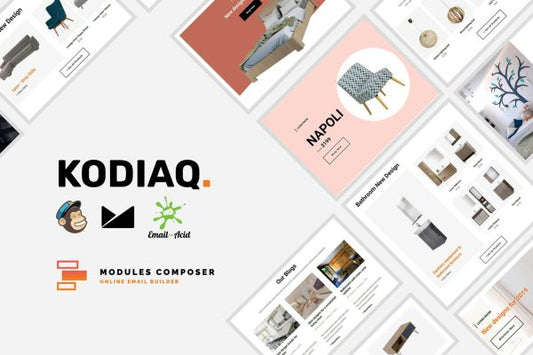 Kodiaq – E-Commerce Responsive Email Template Create beautiful responsive e-mail templates for promoting your e-shop, business & services