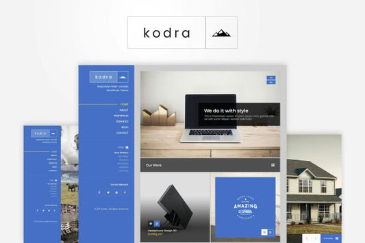 Kodra Full Screen Portfolio HTML Template