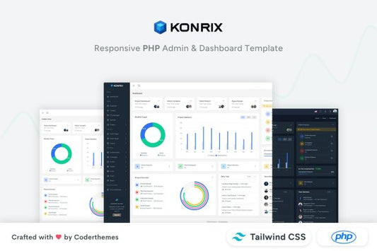 Konrix – PHP Tailwind CSS Admin Dashboard Template Konrix – PHP Tailwind CSS Admin & Dashboard is a simple and beautiful admin template