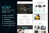 KORP – Multipurpose Responsive Email Template Best Email Template for Your Online Email Campaign