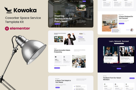 Kowoka – Coworking Space Rent Elementor Kit