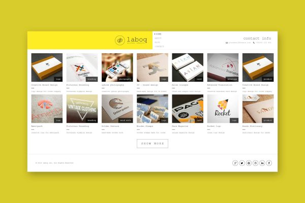 Laboq – The Ultimate HTML5 Minimal Template Minimal