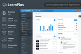 LearnPlus – Learning Management Application Complete UI/UX LMS Application Dashboard