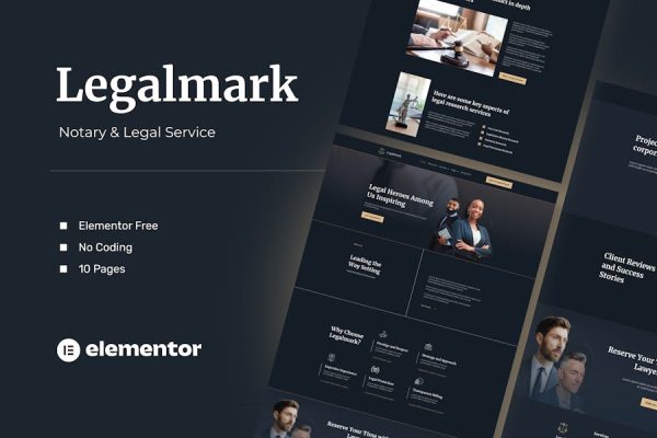 LegalMark – Notary & Legal Service Template Kit