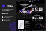 Legion – Artificial Intelligence & Robotics Elementor Template Kit