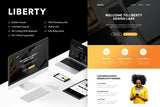 Liberty – Responsive Email + Themebuilder Access High quality responsive email newsletter template | MailChimp | Campaign Monitor supported