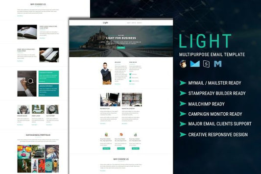 LIGHT – Multipurpose Responsive Email Template Best business email template for your email campaign