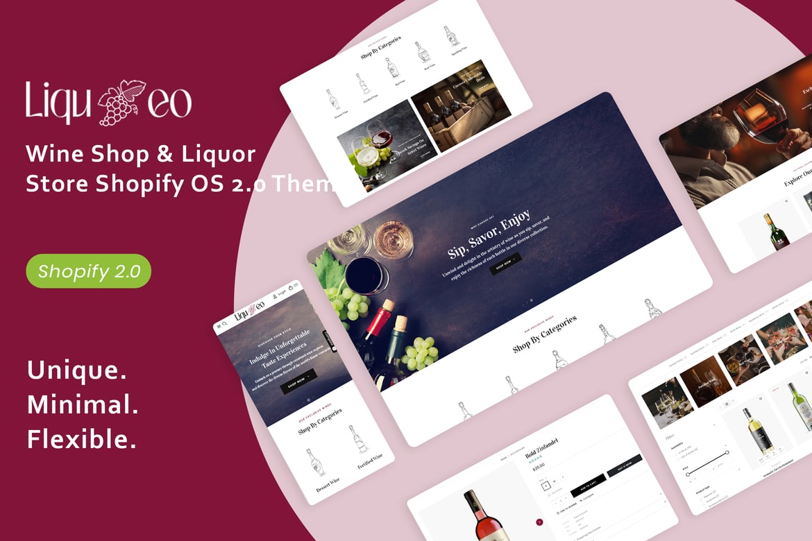 Liqueo - Wine Shop & Liquor Store Shopify Theme