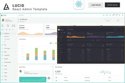 Lucid – Responsive ReactJS Admin Template ReactJS Admin Dashboard Template