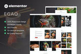 Egao – Japanese Restaurant & Sushi Bar Elementor Template Kit