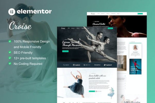 Croise – Ballet & Dance School Elementor Pro Template Kit
