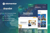 Travelen – Travel & Tour Agency Elementor Pro Template Kit