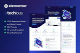 Xtechious – Saas & Digital Tech Company Elementor Template Kit
