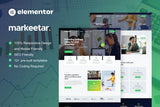 Markeetar – Digital Marketing Agency Elementor Pro Template Kit