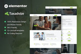 TaxAdvize – Tax Advisor & Financial Consulting Elementor Template Kit