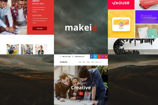 Makeie – 30+ Modules E-mail Templates Makeie – Responsive Email Templates is a Modern and Clean Design email templates.