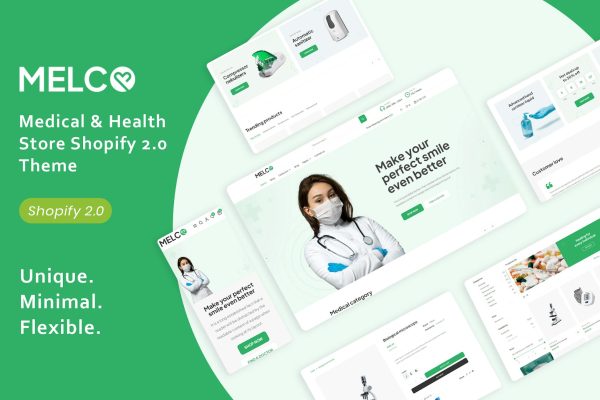 Malco - Medical & Health Store Shopify Theme Medicine, Hospital & Medical Shopify Store Medical Shopping, Lab & Health Care Equipment