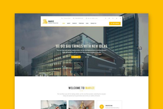Marize – Construction & Building HTML Template Construction & Building