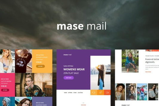 Mase Mail – Responsive E-mail Template Mase Mail – Responsive Ecommerce Email Template is a Modern and Clean Design email template.