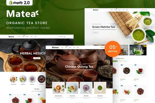 Matea - Organic Tea Store Shopify 2.0 Theme Organic Tea Store Responsive Shopify 2.0 Theme