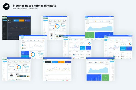 MatPress – Materialize Admin Template Material based Admin Template